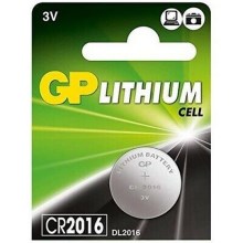 1 pc Lithium button battery CR2016 GP 3V/90mAh