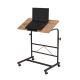 Adjustable table ARIS 99x70 cm brown/black