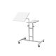 Adjustable table GLEN 87x67 cm white