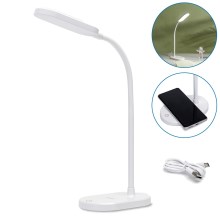 Aigostar - LED Dimmable table lamp with wireless charging LED/2,5W/5V white