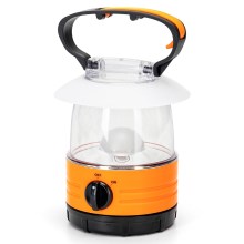 Aigostar - LED Portable camping lamp LED/4xAA orange