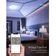 Aigostar - LED RGB Dimmable ceiling light 18W/230V d. 34 cm Wi-Fi