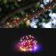 Aigostar - LED Solar chain LED/8 functions 12m IP65 multicolor