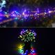 Aigostar - LED Solar Christmas chain 100xLED/8 functions 12m IP65 multicolor