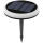Aigostar - LED Solar lamp LED/0,6W/2V d. 16,5 cm 3200K/4000K/6500K IP65 black
