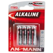 Ansmann 09630 LR03 AAA RED - 4pcs alkaline battery 1.5V