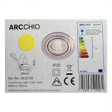Arcchio - Recessed light SOPHIA 1xGU10/50W/230V