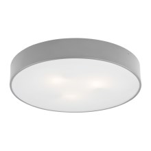Argon 1187 - Ceiling light DARLING 3xE27/15W/230V d. 45 cm grey