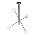 Argon 1696 - Chandelier on a stick ABSTRACT 4xE14/7W/230V black