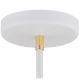 Argon 1773 - Chandelier on a pole AVALONE 4xE27/15W/230V white/gold