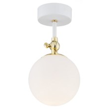 Argon 4002 - Bathroom attached chandelier LATINA 1xE14/7W/230V IP44 white/golden