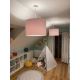 Argon 4136 - Chandelier on a string MAGIC 1xE27/15W/230V pink