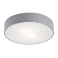 Argon 659 - Ceiling light DARLING 2xE27/15W/230V d. 35 cm grey
