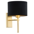 Argon 8050 - Wall lamp ABBANO 1xE27/15W/230V brass/black