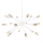 Azzardo AZ1658 - Pendant chandelier ORBIT 18xE27/60W/230V