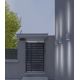Azzardo AZ4267 - Outdoor wall light RIMINI 1xGU10/35W/230V IP54 square