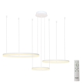 Azzardo AZ4971 - LED Dimmable chandelier on a string HALO LED/120W/230V white + remote control
