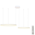 Azzardo AZ4977 - LED Dimmable chandelier on a string HALO LED/90W/230V white + remote control
