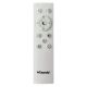 Azzardo AZ4995 - LED Dimmable ceiling light SANTANA LED/80W/230V black + remote control