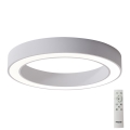 Azzardo AZ5037 - LED Dimmable ceiling light MARCO LED/80W/230V white + remote control