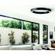 Azzardo AZ5038 - LED Dimmable ceiling light MARCO LED/80W/230V black + remote control