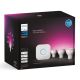 Basic set Philips Hue WHITE AND COLOR AMBIANCE 3xGU10/5,7W/230V 2000-6500K + device for connection
