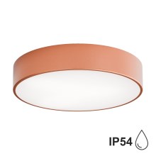 Bathroom ceiling light CLEO 3xE27/24W/230V diameter 40 cm copper IP54