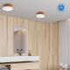 Bathroom ceiling light OAK 3xE27/15W/230V oak ø 37 cm IP54 - FSC certified