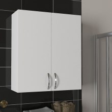 Bathroom wall cabinet MIS 80x70 cm white