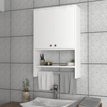 Bathroom wall cabinet VIRA 90x59 cm white