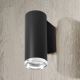 Bathroom wall spotlight TURYN 1xGU10/10W/230V IP44 black