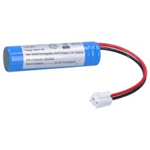 Battery for emergency light LiFePO4 3,2V 1500mAh