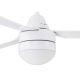BAYSIDE 531016 - Ceiling fan MEGARA 2xE14/15W/230V white + remote control