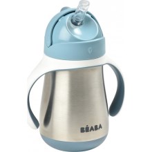 Beaba 913481BB - Thermo-insulated mug with a straw 250 ml blue