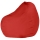 Bean bag 60x60 cm red