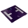 BerlingerHaus - Personal scale with LCD display 2xAAA purple/matte chrome
