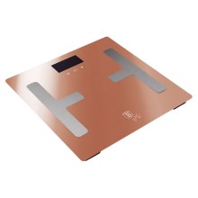 BerlingerHaus - Personal scale with LCD display 2xAAA rose gold/matte chrome