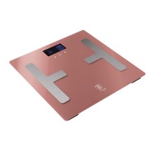 BerlingerHaus - Personal scale with LCD display 2xAAA rose gold/matte chrome