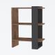 Bookcase OVA 70x51,8 cm brown/anthracite