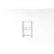 Bookcase PERA 90x52 cm white