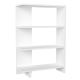Bookcase TRILION 90x61 cm white