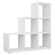 Bookcase TRIO 108x105 cm white