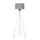 Brilagi - Floor lamp VELVET 1xE27/60W/230V white/grey
