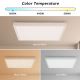 Brilagi - LED Bathroom ceiling light FRAME LED/50W/230V 3000/4000/6000K IP44 white