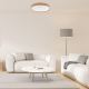 Brilagi - LED Dimmable ceiling light MANAROLA SMART LED/36W/230V 2700-6500K oak d. 51 cm Wi-Fi + remote control Tuya