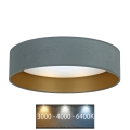 Brilagi - LED Ceiling light VELVET LED/12W/230V d. 30 cm 3000K/4000K/6400K mint/gold