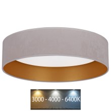 Brilagi - LED Ceiling light VELVET LED/24W/230V d. 40 cm 3000/4000/6400K creamy/gold