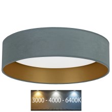 Brilagi - LED Ceiling light VELVET LED/24W/230V d. 40 cm 3000/4000/6400K mint/gold