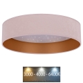 Brilagi - LED Ceiling light VELVET STAR LED/36W/230V d. 55 cm 3000K/4000K/6400K pink/gold