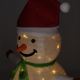 Brilagi - LED Christmas outdoor decoration 40xLED/3xAA IP44 snowman